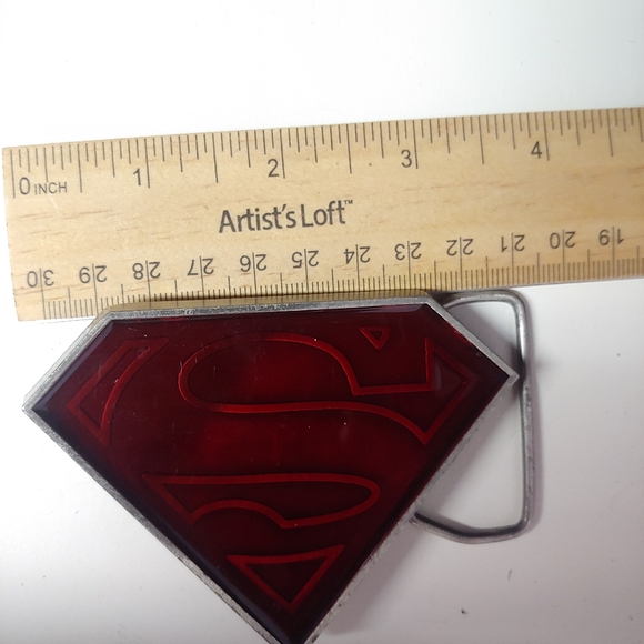Superman belt buckle from DC Comics. - Picture 3 of 3